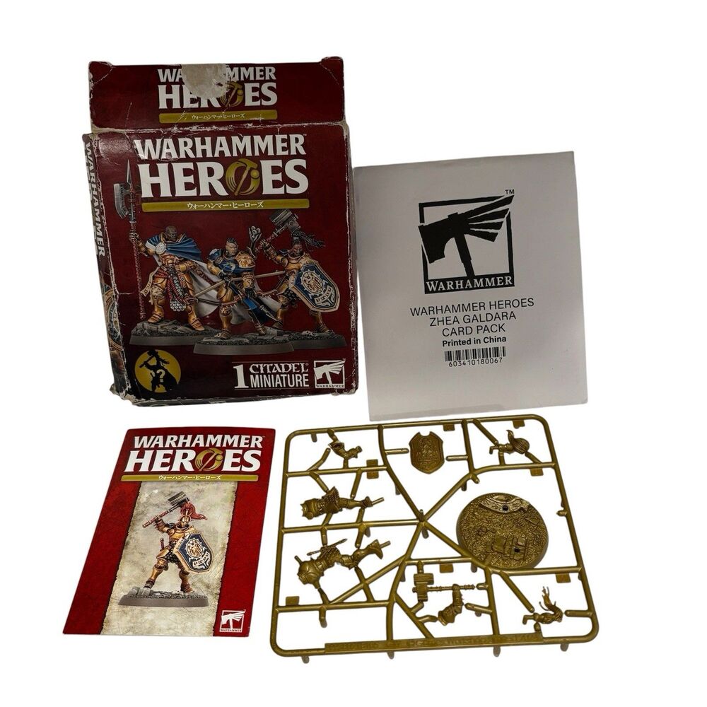 Warhammer Heroes Series 5 Stormcast Eternals Miniature Zhea Galdara w/ Card Pack